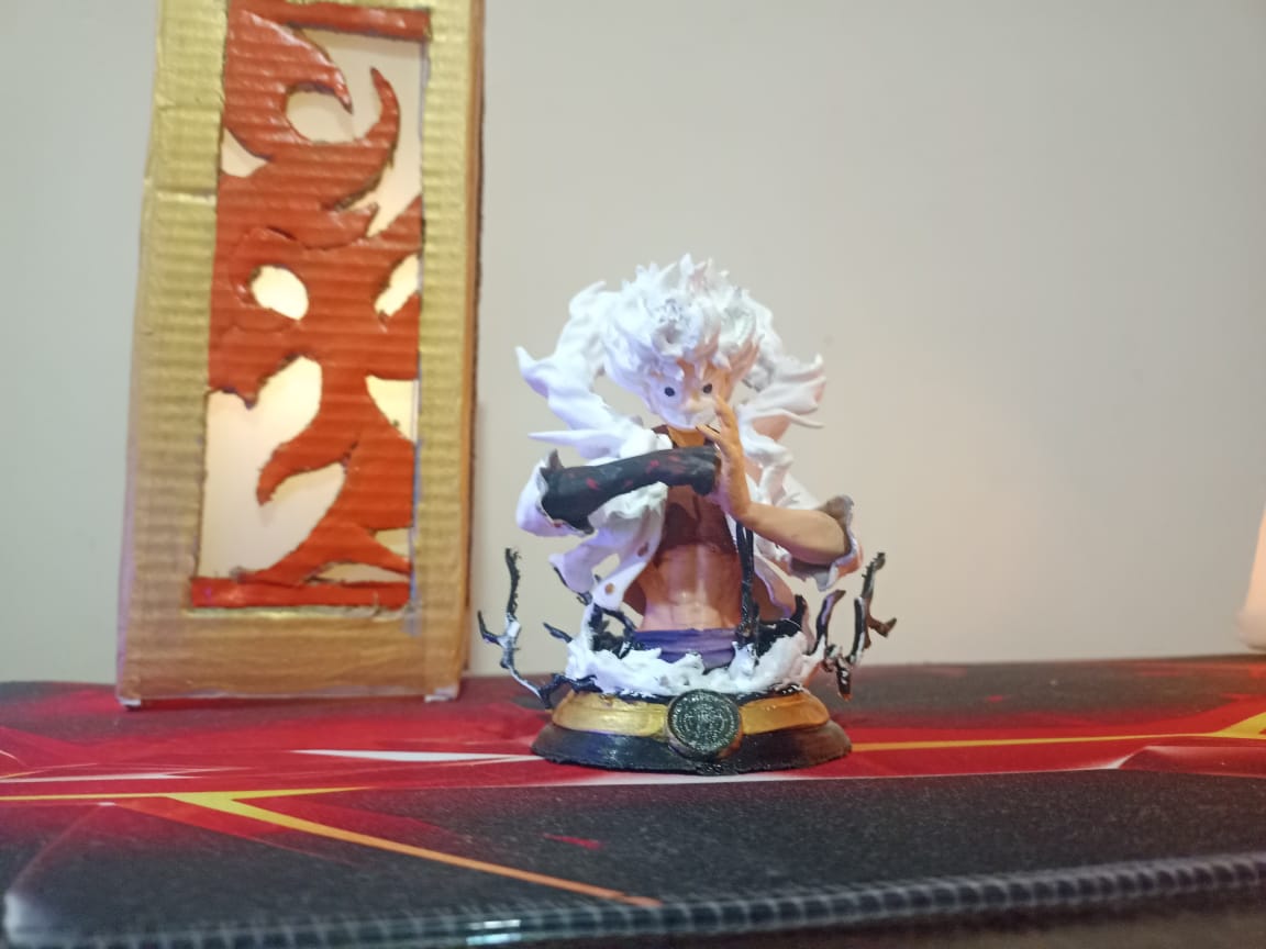 One piece gear 5 half body action figure.